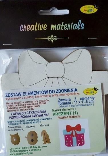 <img src='https://webimage.pl/pics/540/3/d5902581133540.jpg' style='height:440px' /> Zestaw elementów do zdobienia Prezent BN 11x11,5cm