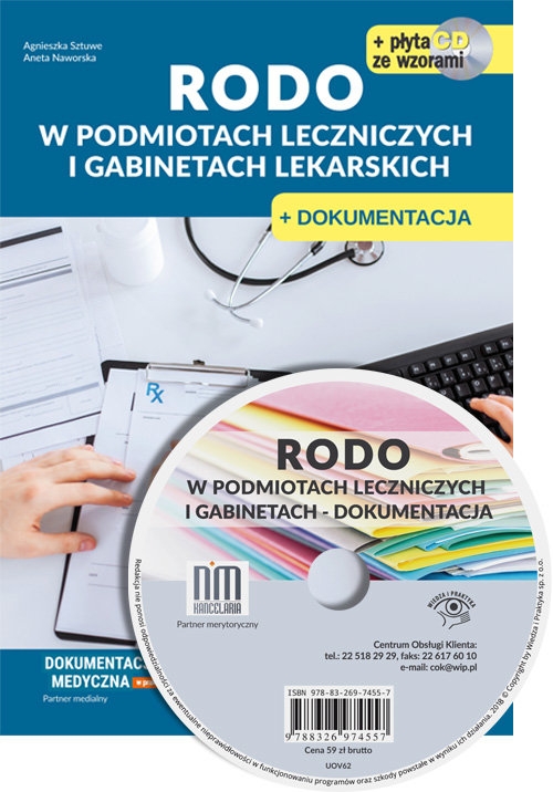 RODO w podmiotach leczniczych i gabinetach lekarskich + CD z wzorami