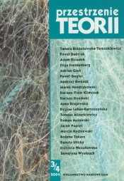 Przestrzenie Teorii 3/4 2004 - <br />
