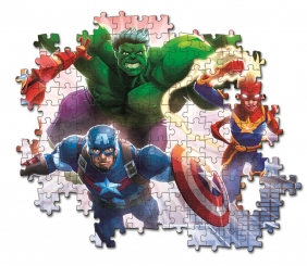 Clementoni, Puzzle Glowing Lights 104: Avengers