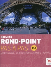 Noveau Rond-Point Pas a Pas B1.2 Livre de l'eleve + Cahier d'activites z płytą CD