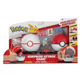 Pokemon Gra „Surprise Attack” Squirtle vs Jiggypuff