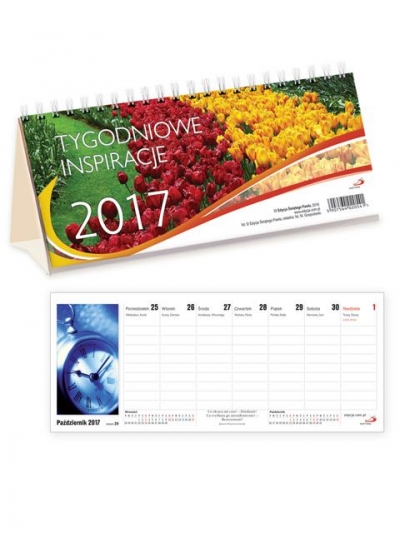 Kalendarz 2017 biurkowy - Tygodniowe inspiracje