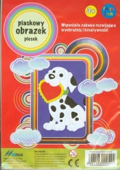 Piaskowy obrazek Piesek - <br />