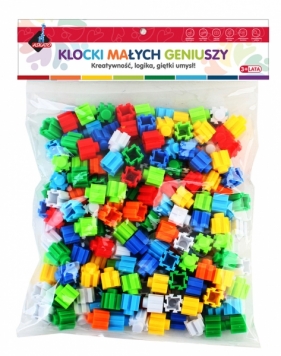 Klocki małych geniuszy - Cegiełki, 128 el.