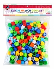 Klocki małych geniuszy - Cegiełki, 128 el.