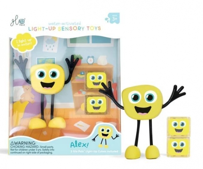 Postać do kąpieli Alex z kostkami świecącymi