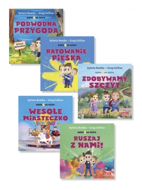 Bombowa ekipa Pakiet 5 książek - Sylwia Bomba, Greg Collins
