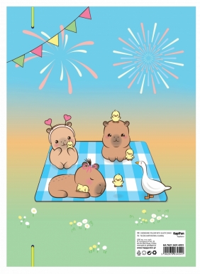 Teczka kartonowa z gumką - Kapi Fun, 24x31cm