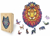 Puzzle drewniane lew 125el