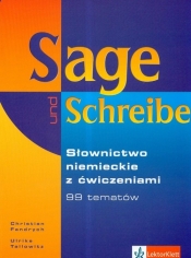 Sage und Schreibe słownictwo niemieckie z ćwiczeniami