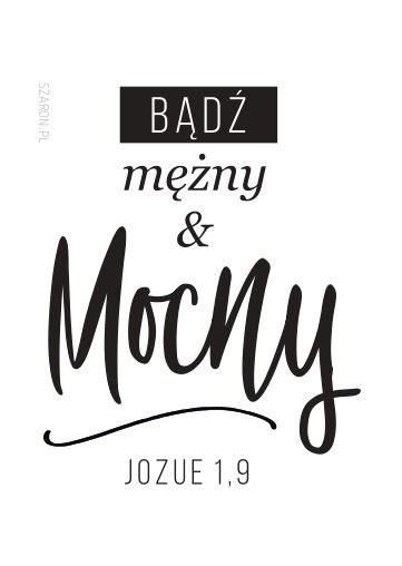 Magnes na lodówkę - Bądź mężny i mocny