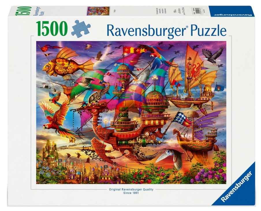 <img src='https://webimage.pl/pics/541/6/d4005555006541.png' style='height:440px' /> Ravensburger, Puzzle 1000: Karnawał postaci Disneya (12000654)