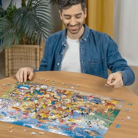 Ravensburger, Puzzle 1000: Karnawał postaci Disneya (12000654)