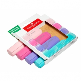 Zakreślacz pastelowy 4 kolory FABER CASTELL