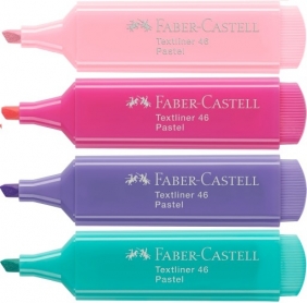 Zakreślacz pastelowy 4 kolory FABER CASTELL