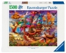 Ravensburger, Puzzle 1000: Karnawał postaci Disneya (12000654) Wiek: 14+
