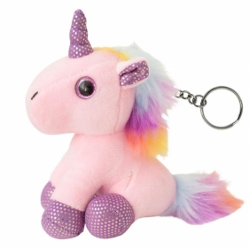 Brelok pluszowy różowy 12cm