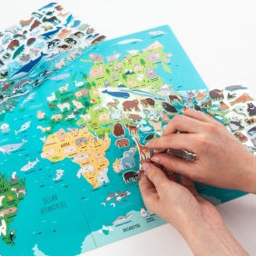 Gdzie oni żyją? Zwierzęta świata + gra (GZZSKA)