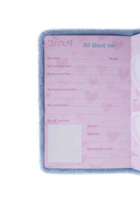 Coolpack, Notes A5/80k. zapięcie Disney Fluffy Stitch - Blue (99541PTR)