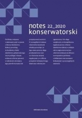 Notes 22_2020 konserwatorski - Praca zbiorowa