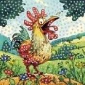 Mozaika piankowa kogut 25x25cm