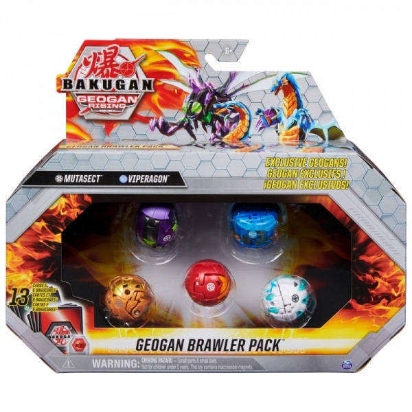 Zestaw figurek Bakugan Geogan Rising Seria 3 Pack 2 (6060272/20129974)