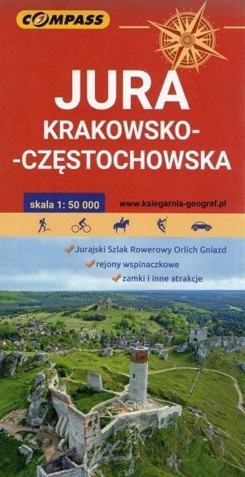 Mapa tur. - Jura Krakowsko-Częstochowska