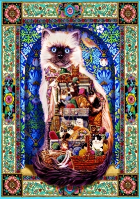 Bluebird Puzzle 1500: Koty (70154)