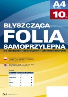 Folia do drukarek laserowych i kserokopiarek przezroczysta (413012)20szt w op.