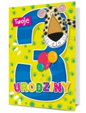 KARNET B6 "Twoje 3 Urodziny"