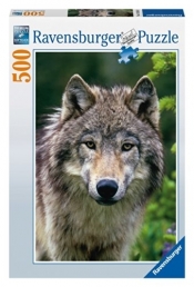 Puzzle Ravensburger 500 zwierzęta Wilk (143542)
