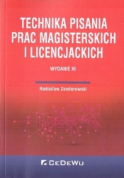 Technika pisania prac magisterskich i licencjackich - Radosław Zenderowski