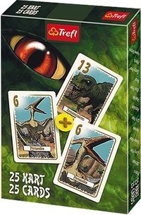 Karty Piotruś Dinozaury 1x25 listków (08454)