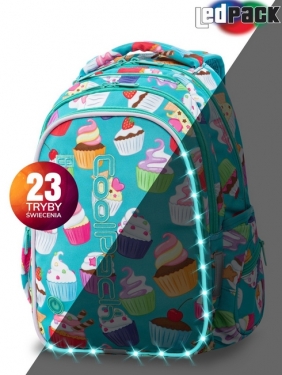 Coolpack - Joy M - Plecak Młodziezowy - Led Cupcakes (A20203)