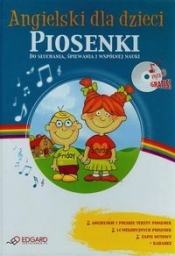 Angielski dla dzieci Piosenki + CD (Uszkodzona okładka)