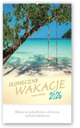 Kalendarz 2026 reklamowy Słoneczne wakacje