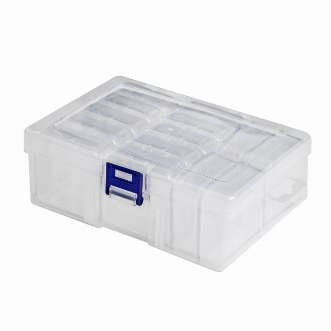 Organizer + 14 pudełek 11,7x16,4x5,8cm