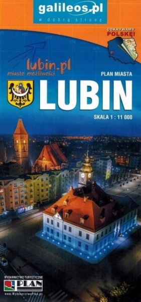Mapa turystyczna - Lubin, Powiat Lubiński w.2022 - Opracowanie zbiorowe