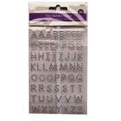 Alfabet 3D koraliki crystal