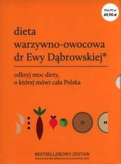 Pakiet: Dieta warzywno-owocowa dr Ewy Dąbrowskiej (Uszkodzona okładka)