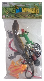 Zestaw zwierząt gady i płazy - <br />