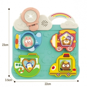 Muzyczny sorter kształtów – Pojazdy, 1 szt. (128542)