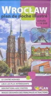 Plan kieszonkowy rys.-Wrocław w.francuska 1:16 500 (Uszkodzona okładka) - Opracowanie zbiorowe