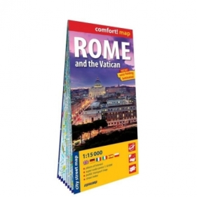 Comfort!map Rome and the Varican 1:15 000 w.2023 - praca zbiorowa