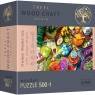 Trefl, Puzzle drewniane 500+1: Kolorowe koktajle (20154)