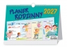 Kalendarz 2027 biurkowy tygodniowy - Planer Rodzinny