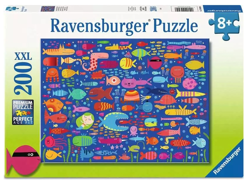 Ravensburger, Puzzle XXL 200: Rybki (12004305)