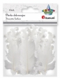 Piórka dekoracyjne, curly - białe (396539)