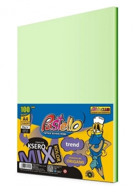 Papier ksero A4 80g 5 kolorów zielonych 100 arkusz